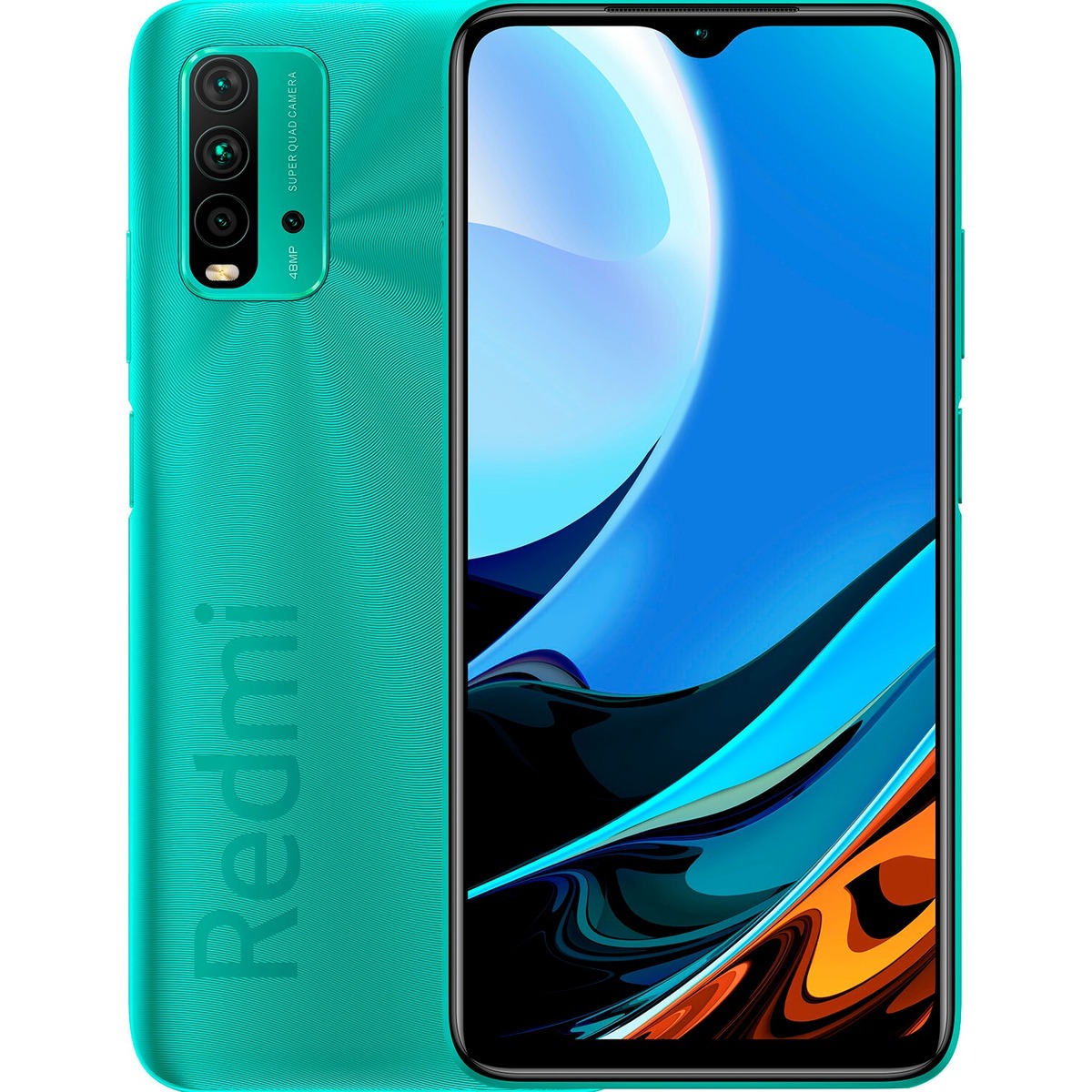 Смартфон Xiaomi Redmi 9T 4 / 64Gb (NFC) RU (Цвет: Ocean Green)