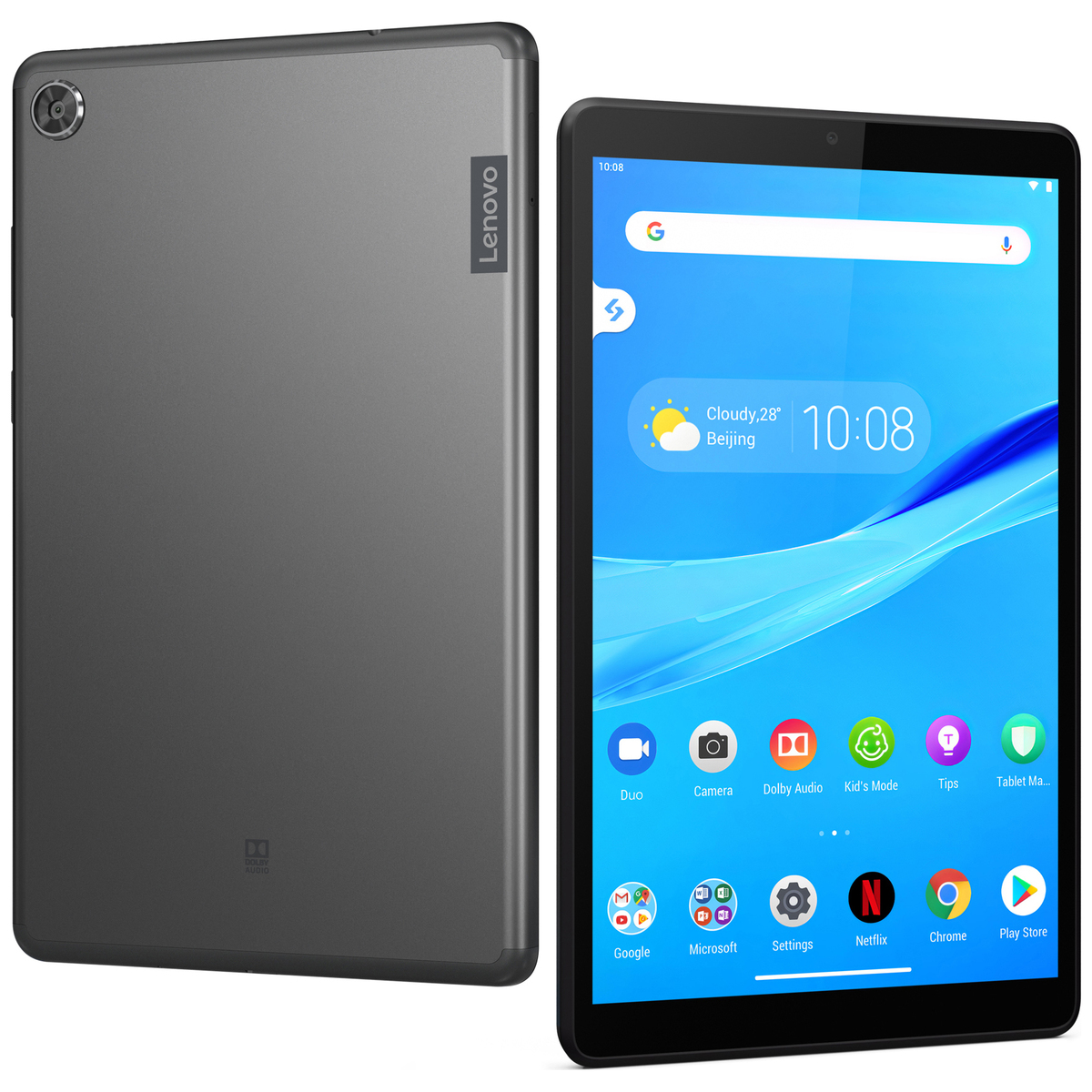 Планшет Lenovo Tab M8 TB-8505F Snapdragon 425 (1.4) 4C/RAM2Gb/ROM32Gb 8 IPS 1280x800/Android 7.1.1/серебристый/5Mpix/2Mpix/BT/WiFi/Touch/microSD 128Gb/minUSB/4850mAh/10hr