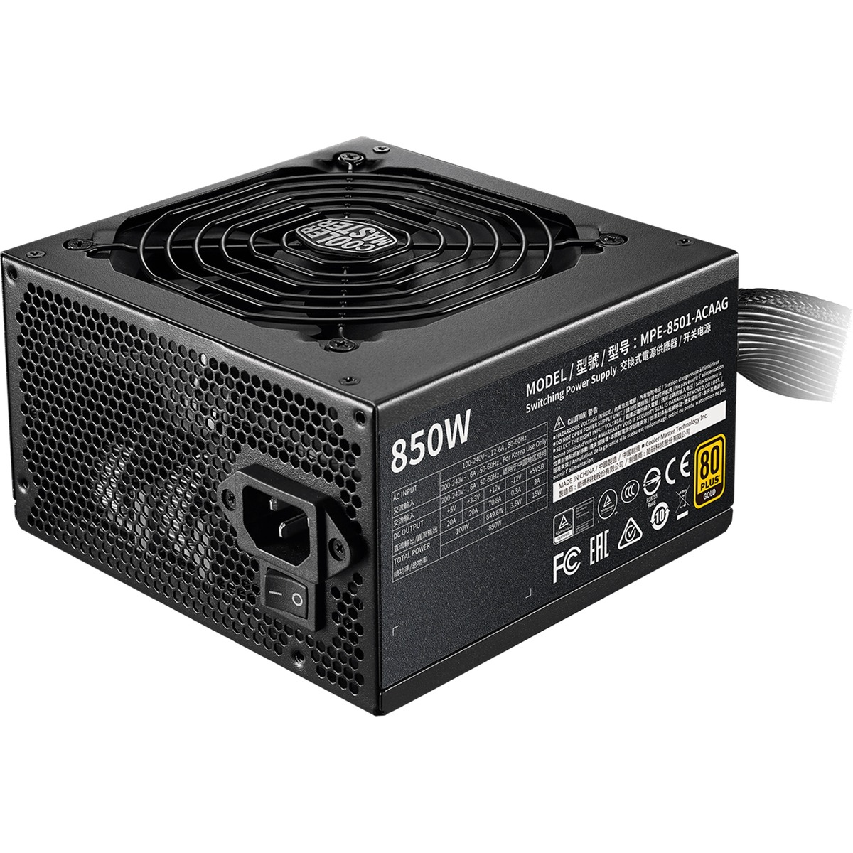 Блок питания Cooler Master ATX 850W Gold V2