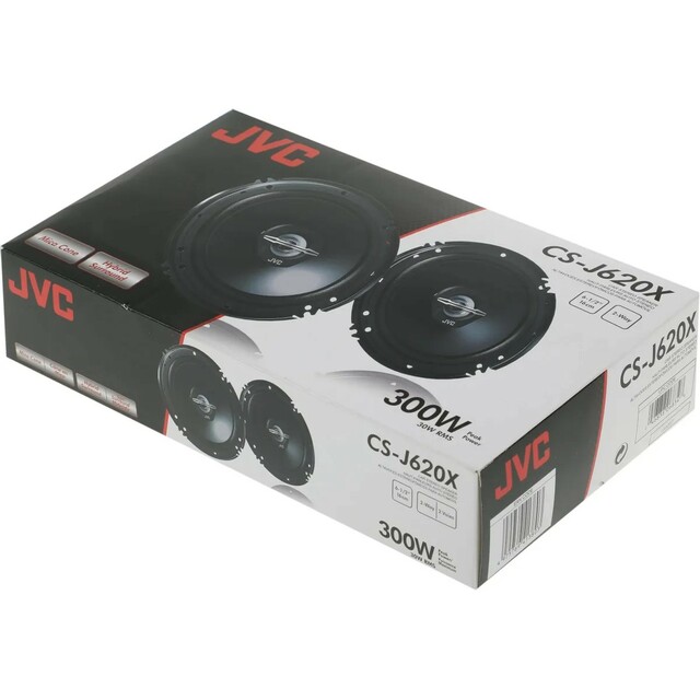 Колонки автомобильные JVC CS-J620X, черный