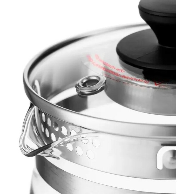 Чайник электрический Kitfort KT-6119 (Цвет: Silver / Black)