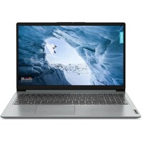 Ноутбук Lenovo IdeaPad 1 15IAU7 (Intel Core i3 1215U 1.2Ghz/8Gb DDR4/SSD 512Gb/Intel UHD Graphics/15.6 /TN/FHD (1920x1080)/noOS/gray/WiFi/BT/Cam)