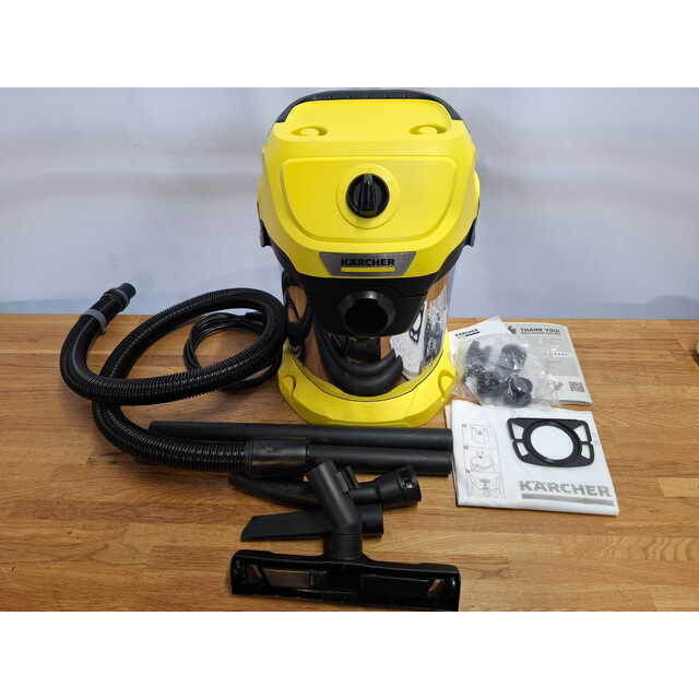 Строительный пылесос Karcher WD 3 S V-17 / 4 / 20 (Цвет: Yellow)