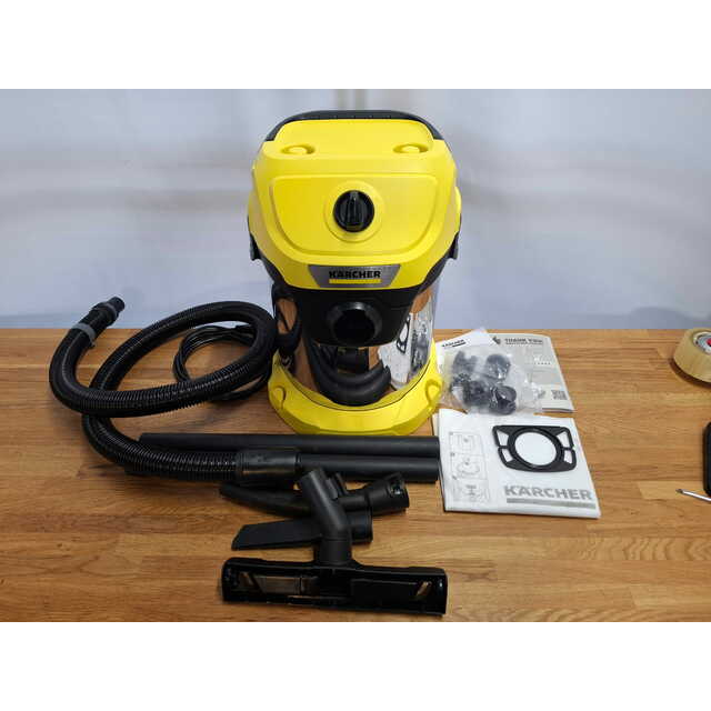 Строительный пылесос Karcher WD 3 S V-17 / 4 / 20 (Цвет: Yellow)