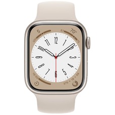 Умные часы Apple Watch Series 8 41mm Aluminum Case with Sport Band (Цвет: Starlight)