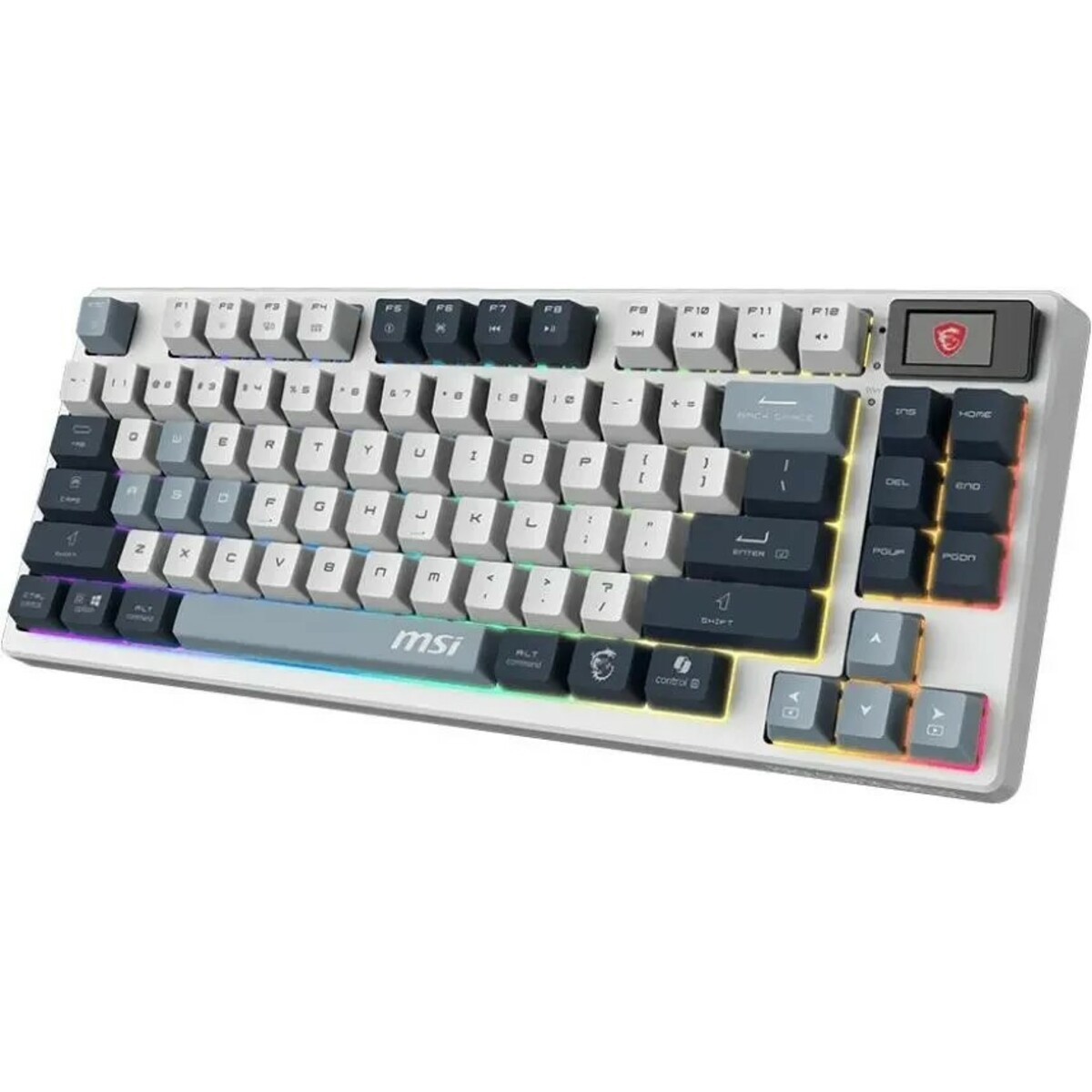 Клавиатура MSI FORGE GK600 механическая (Цвет: White / Blue)