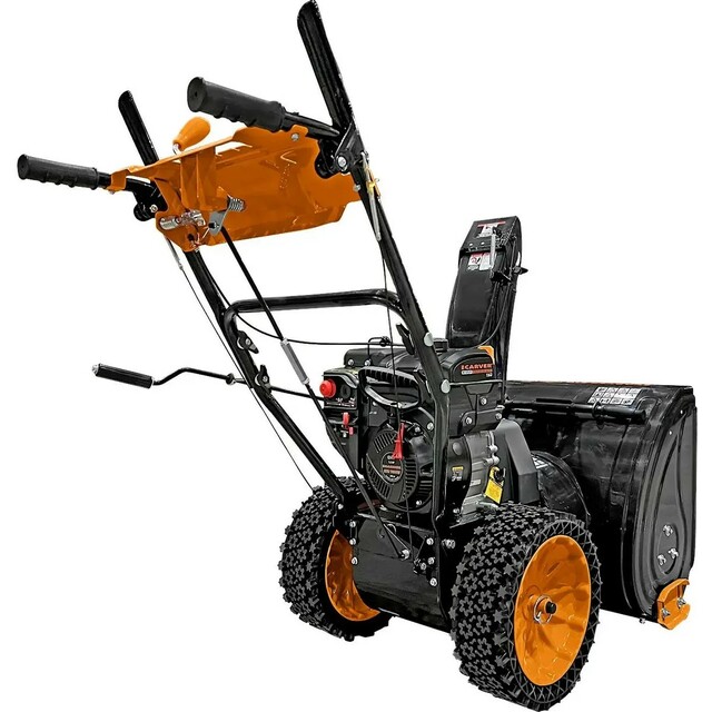 Снегоуборщик бензиновый Carver STG 7056W (Цвет: Orange / Black)  Снегоуборщик бензиновый Carver STG 7056W (Цвет: Orange / Black)