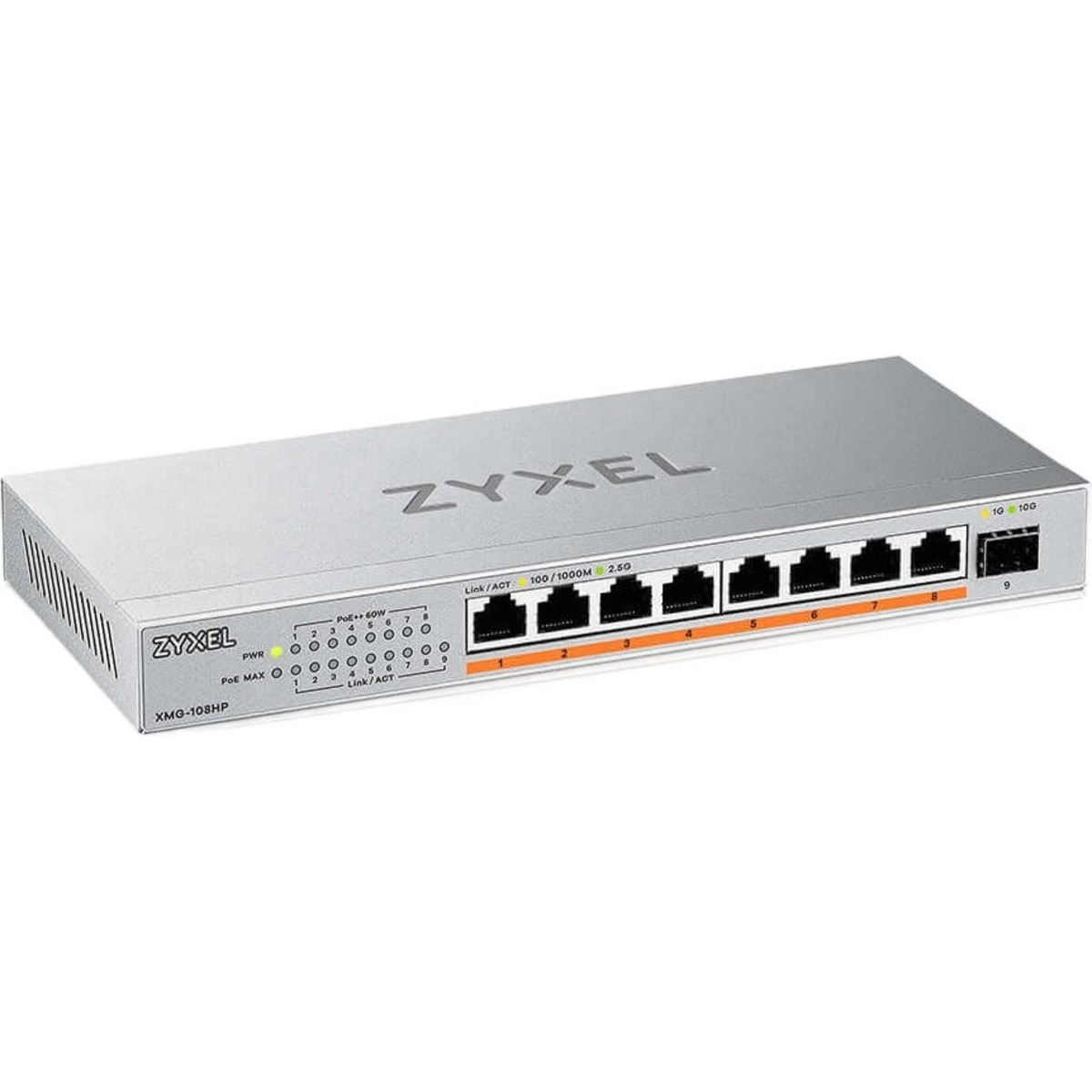 Коммутатор Zyxel XMG-108HP-EU0101F
