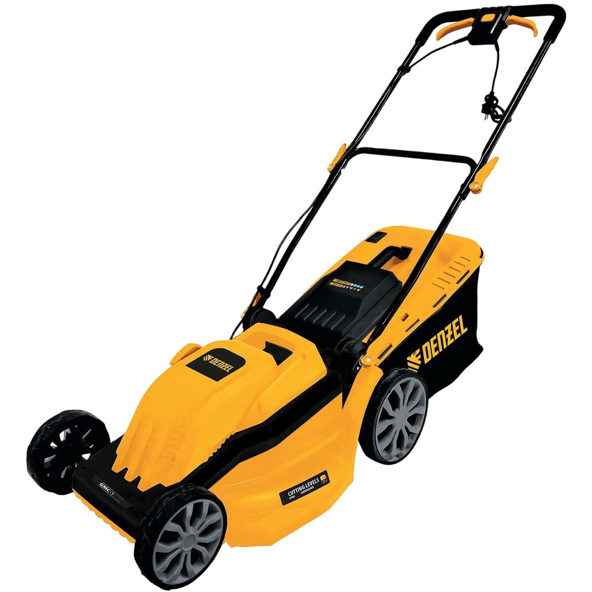 Газонокосилка роторная Denzel GMC-2000 (Цвет: Yellow / Black)
