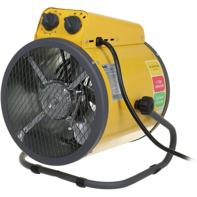 Тепловая пушка электрическая Ballu Prorab 2 BHP-P2-6 (Цвет: Yellow) Тепловая пушка электрическая Ballu Prorab 2 BHP-P2-6 (Цвет: Yellow)
