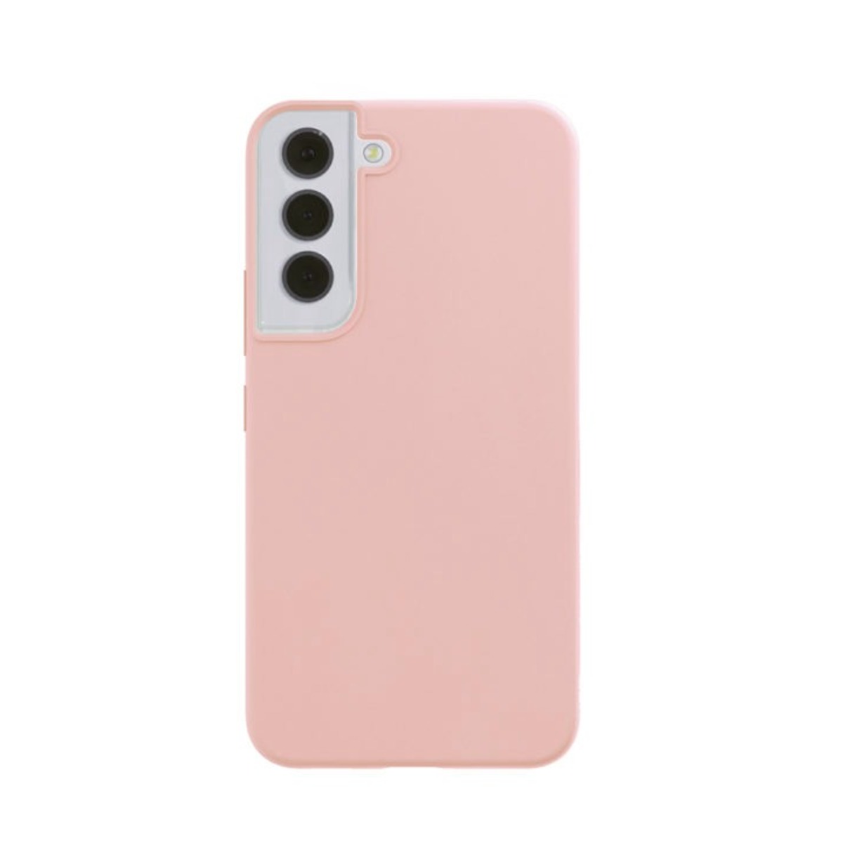 Чехол-накладка VLP Liquid Silicone Сase Antistatic для смартфона Samsung Galaxy S22 (Цвет: Light Pink)