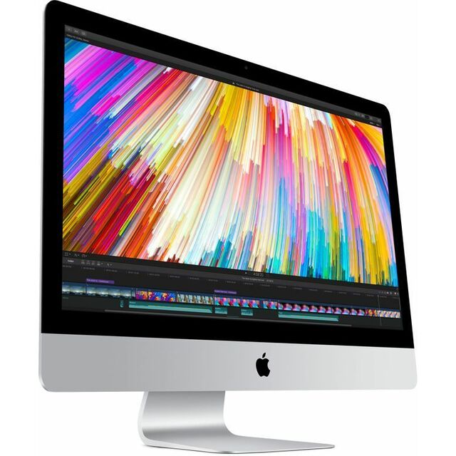 Моноблок Apple iMac MNE92RU / A 27 5K i5 7500 (3.4) / 8Gb / 1Tb / Pro 570 4Gb / CR / Mac OS / GbitEth / WiFi / BT / клавиатура / мышь / Cam / серебристый / черный 5120x2880