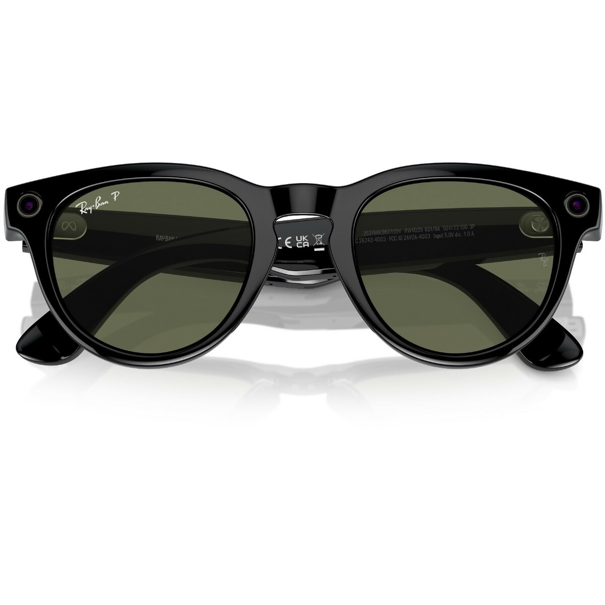 Умные очки Ray-Ban Meta Headliner RW4009 (Цвет: Shiny Black / Polar G15 Green)
