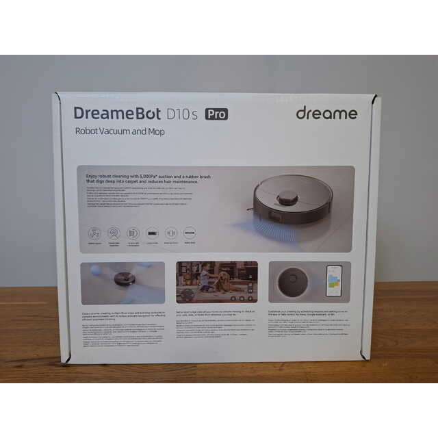 Робот-пылесос Dreame Bot Robot Vacuum and Mop D10s Pro, черный