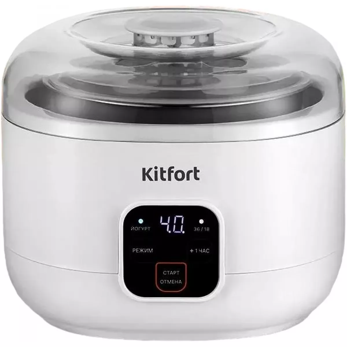 Йогуртница Kitfort КТ-6082, белый
