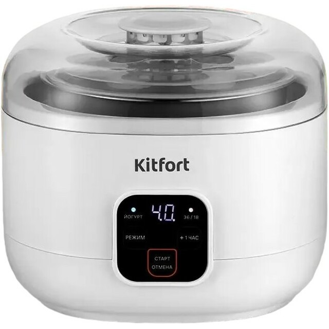Йогуртница Kitfort КТ-6082, белый