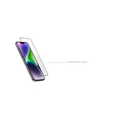 Защитное стекло uBear Extreme 3D Shield для iPhone 14 (Цвет: Black)