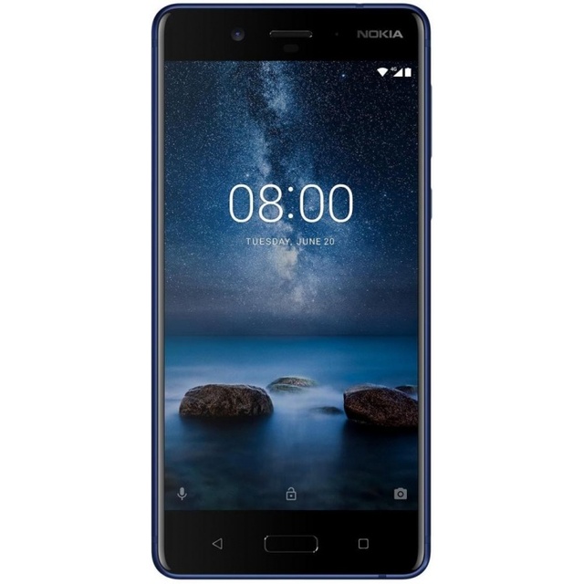 Смартфон Nokia 8 Dual Sim (Цвет: Tempered Blue)