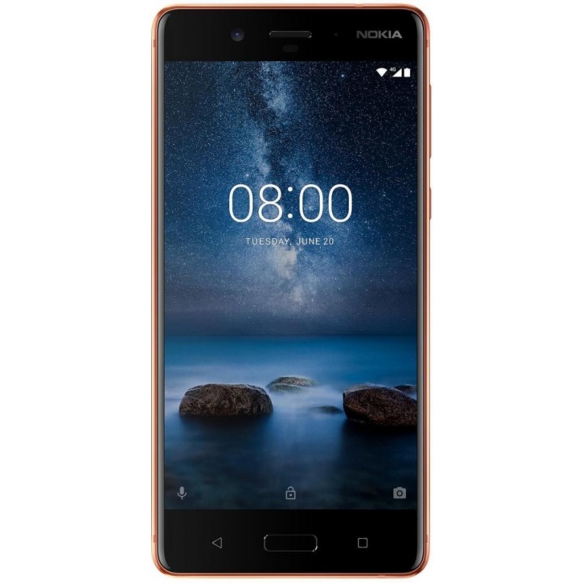 Смартфон Nokia 8 Dual Sim (Цвет: Polished Copper)