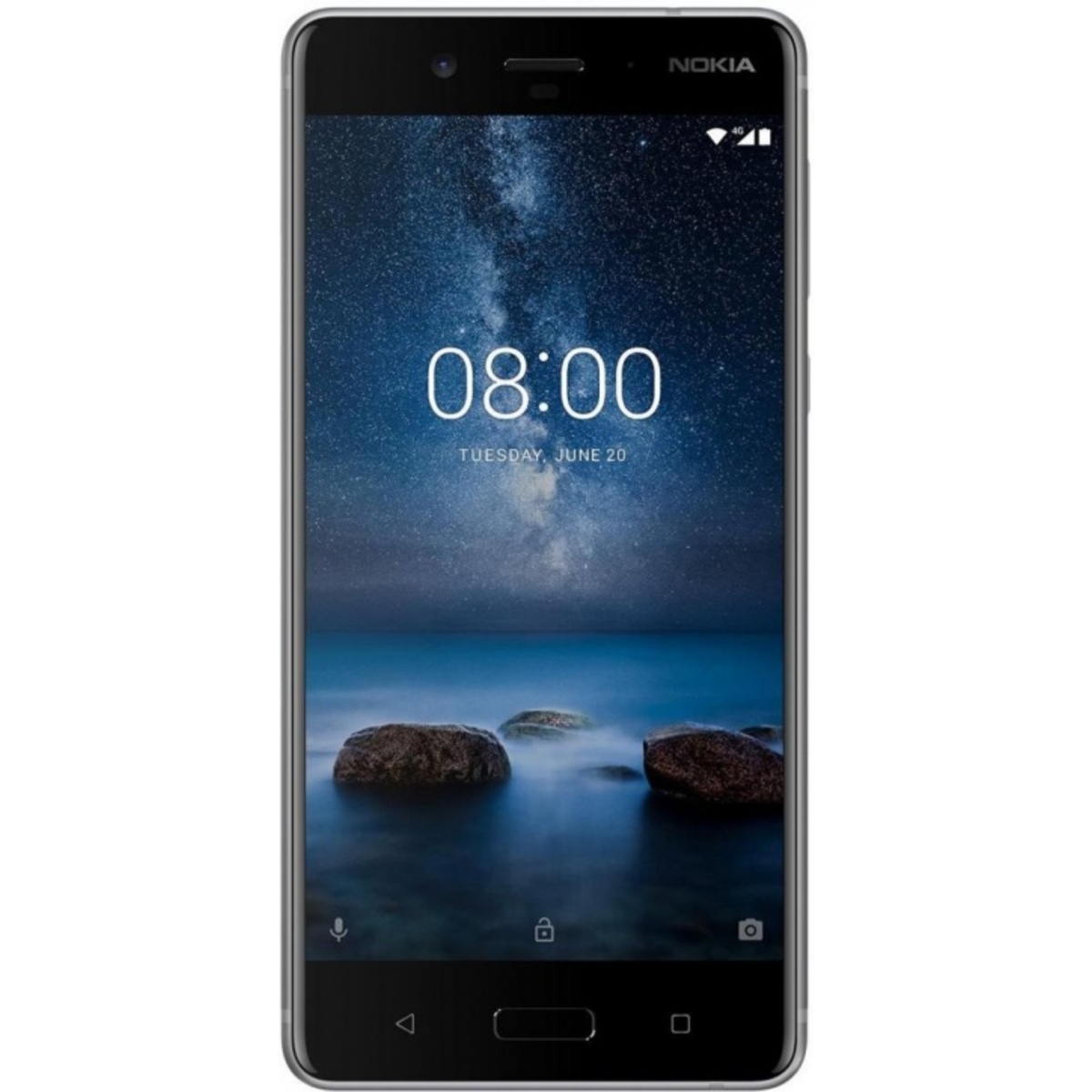 Смартфон Nokia 8 Dual Sim (Цвет: Steel)