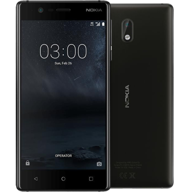 Смартфон Nokia 3 Dual Sim (Цвет: Matte Black)