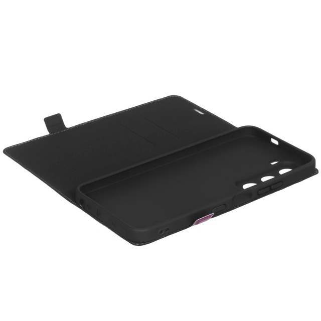 Чехол-книжка Borasco Book Case для смартфона Infinix HOT 60/60i (Цвет: Фиолетовый)