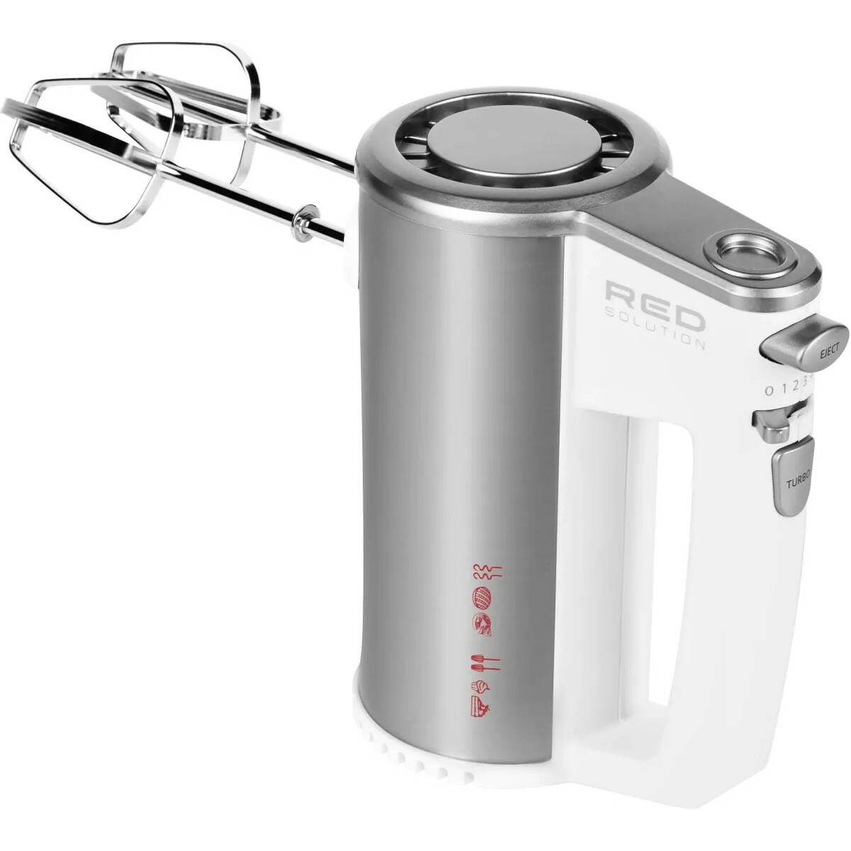 Миксер ручной Red Solution RHM-M2108 (Цвет: White/Silver)