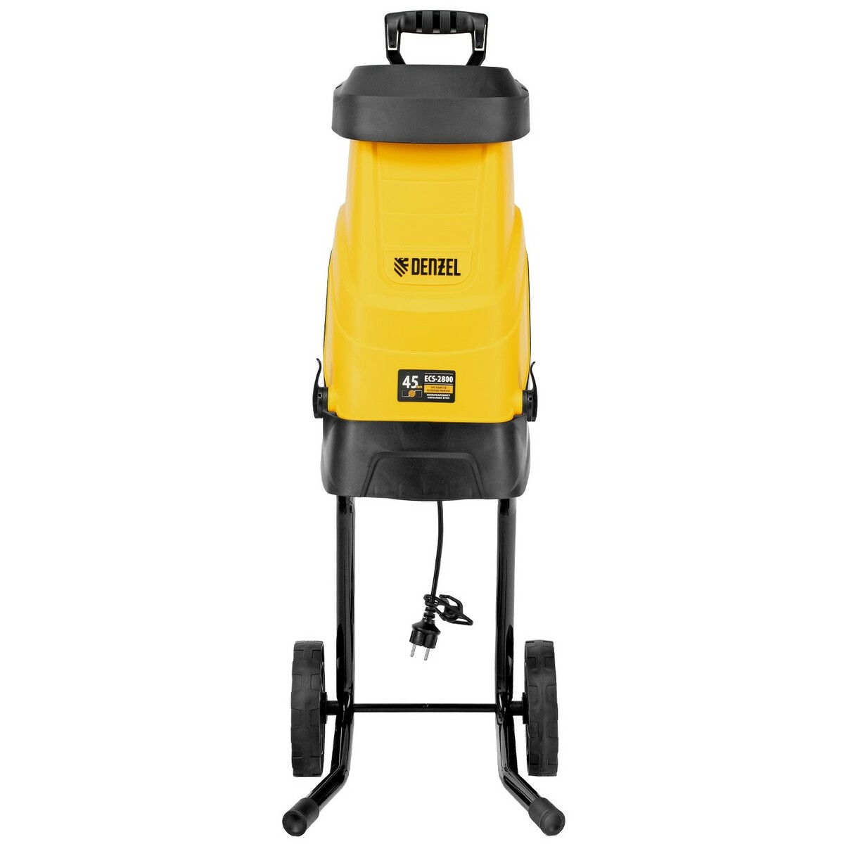 Садовый измельчитель DENZEL ECS-2800 (Цвет: Yellow)