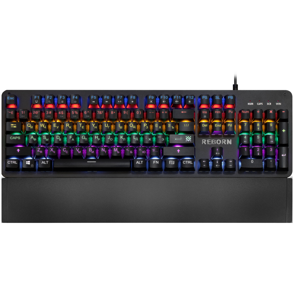 Игровая клавиатура Defender Reborn GK-165DL, черный