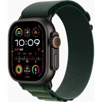 Умные часы Apple Watch Ultra 2 (2024) 49mm Titanium Case with Alpine Loop M (Цвет: Black/Dark Green)