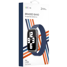Ремешок нейлоновый плетеный VLP Braided Band для Apple Watch 38/40/41 mm (S/M 2шт) (Цвет: Dark Blue)