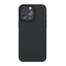 Чехол-накладка VLP Ecopelle Case with MagSafe для смартфона Apple iPhone 15 Pro Max, черный