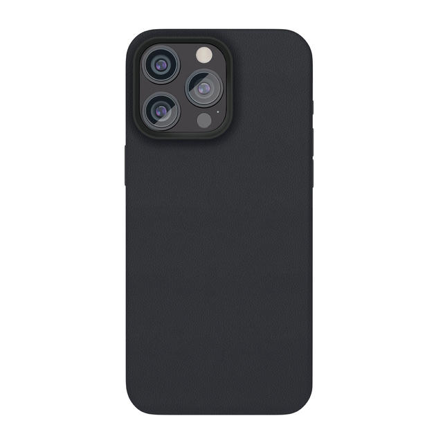 Чехол-накладка VLP Ecopelle Case with MagSafe для смартфона Apple iPhone 15 Pro Max, черный