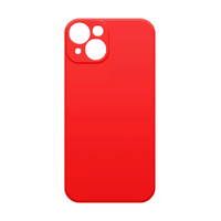 Чехол-накладка Borasco MicroFiber Case для смартфона iPhone 15 (Цвет: Dark Red)