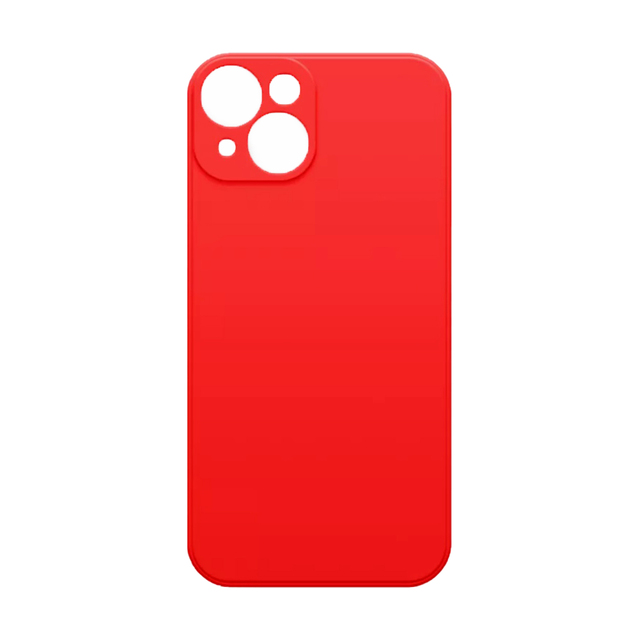Чехол-накладка Borasco MicroFiber Case для смартфона iPhone 15 (Цвет: Dark Red)