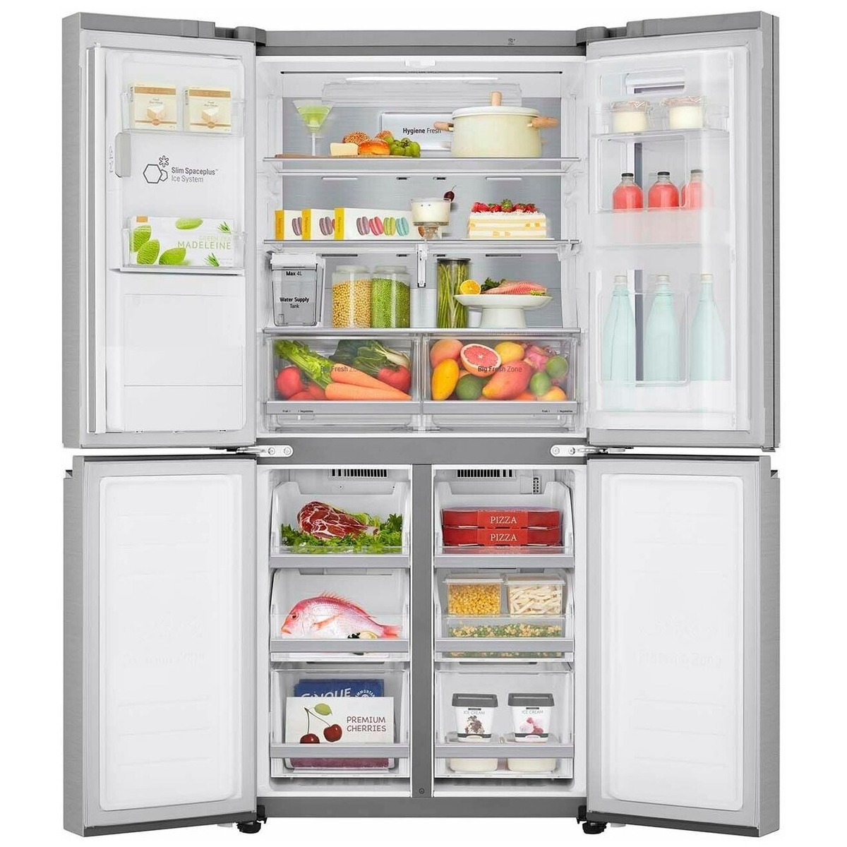 Холодильник LG GC-X22FTALL (Цвет: Silver)