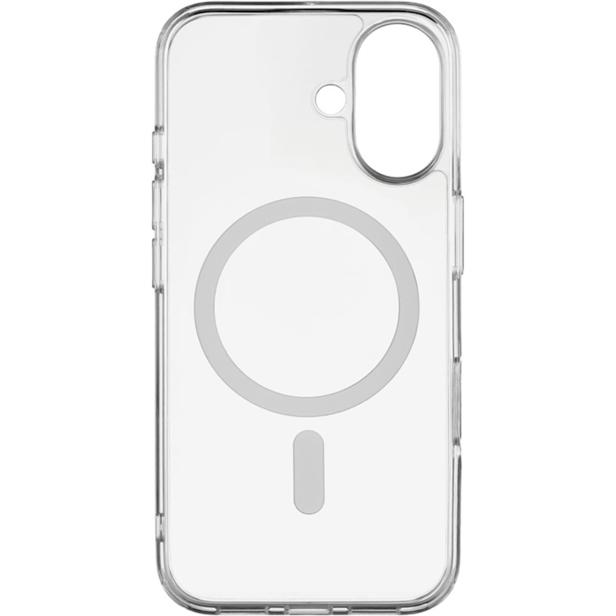 Чехол-накладка uBear Real Mag Case для смартфона Apple iPhone 16 (Цвет: Crystal Clear)