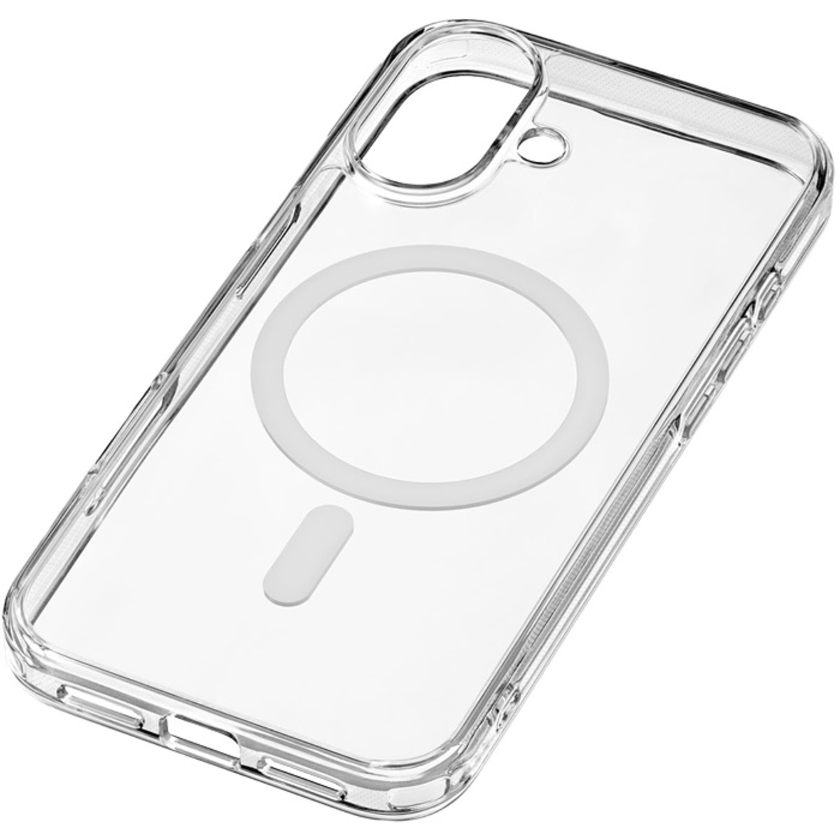 Чехол-накладка uBear Real Mag Case для смартфона Apple iPhone 16 (Цвет: Crystal Clear)