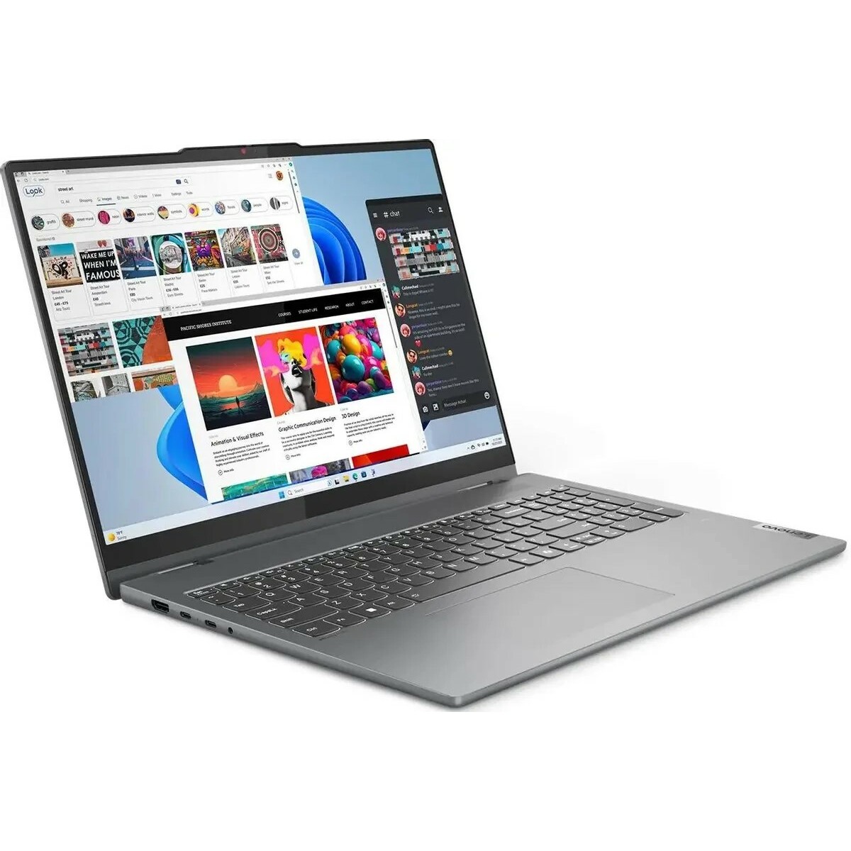 Ноутбук Lenovo IdeaPad 5 16AHP9 (AMD Ryzen 7 8845HS 3.8Ghz / 16Gb LPDDR5x / SSD 512Gb / AMD Radeon 780M / 16