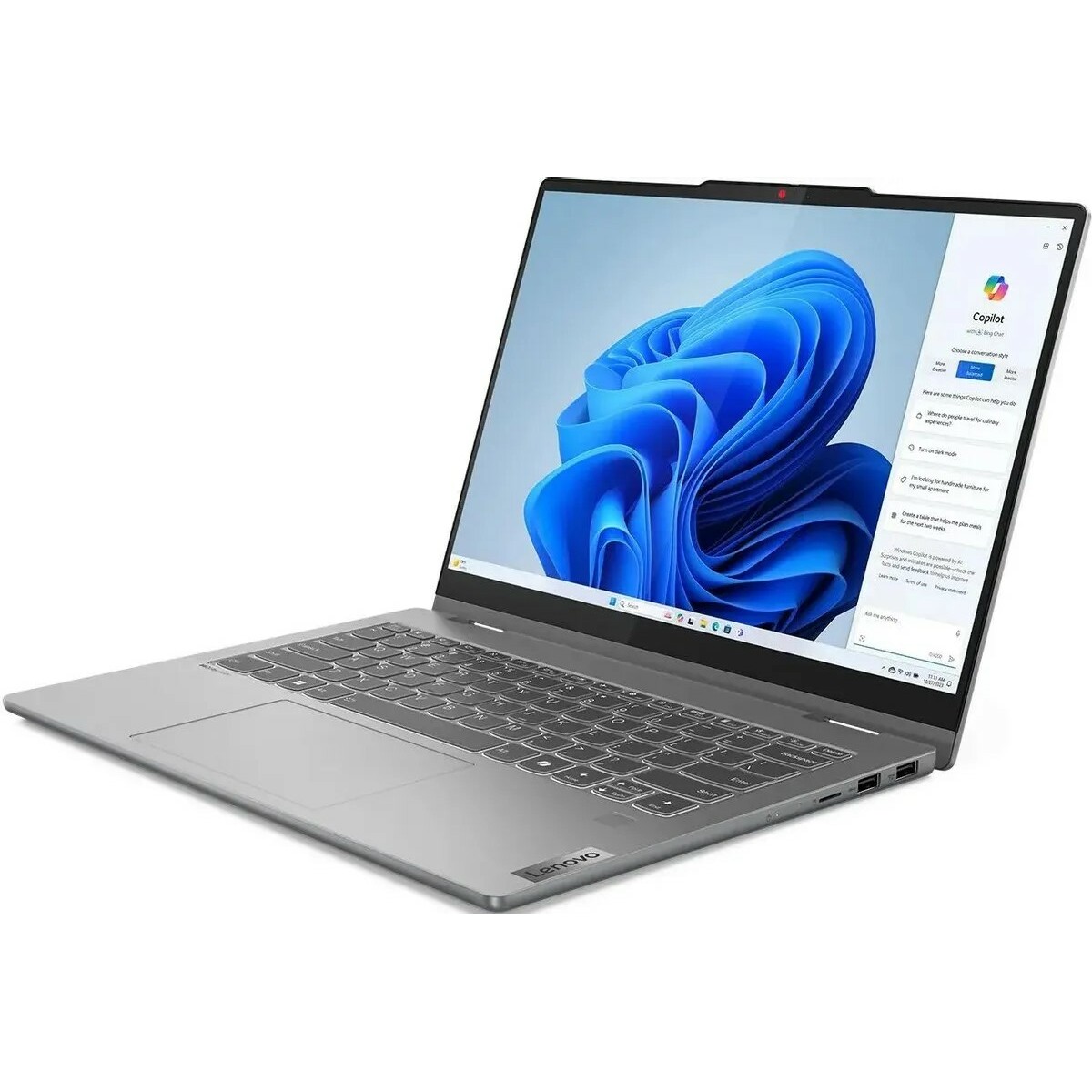 Ноутбук Lenovo IdeaPad 5 16AHP9 (AMD Ryzen 5 8645HS 4.3Ghz/16Gb LPDDR5x/SSD 512Gb/AMD Radeon 760M/16