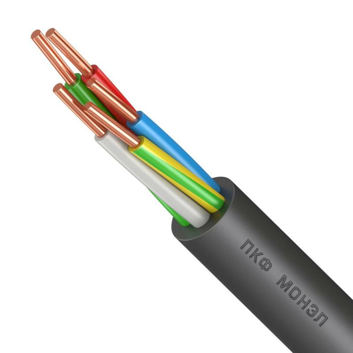 Кабель ВВГнг(А)-LS 5х2.5 ОК (N PE) 0.66кВ (уп.100м) Монэл