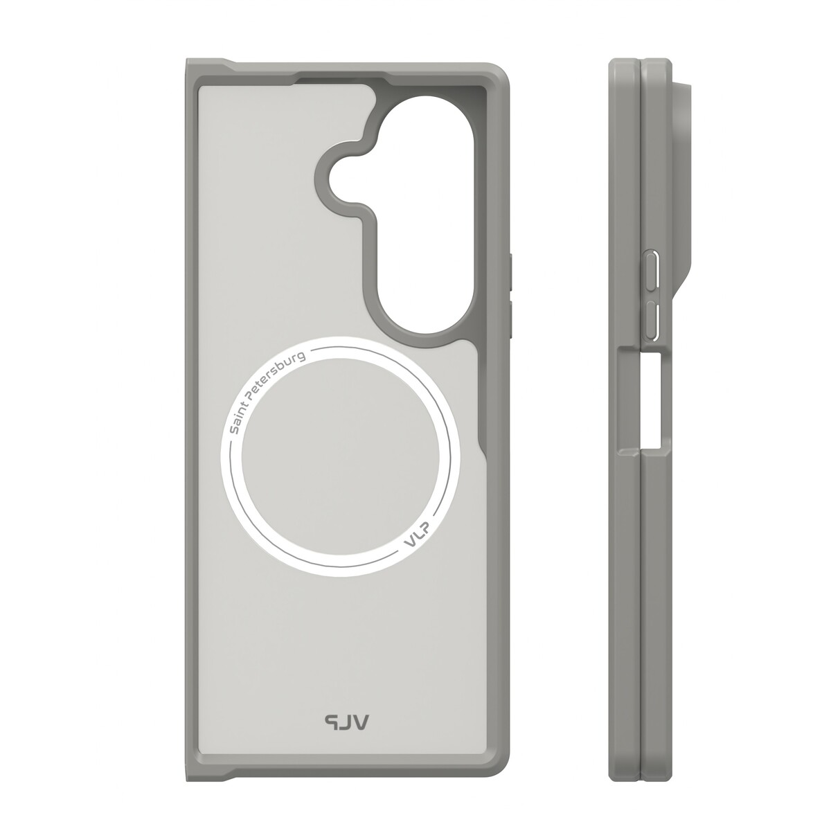 Чехол-накладка VLP Moon Сase MagSafe для Samsung Galaxy Z Fold 8 Ultra, графитовый
