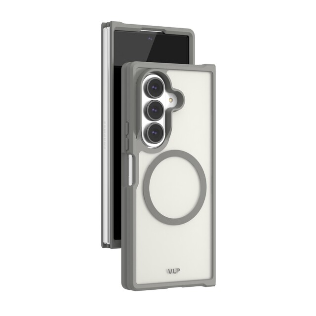 Чехол-накладка VLP Moon Сase MagSafe для Samsung Galaxy Z Fold 8 Ultra, графитовый