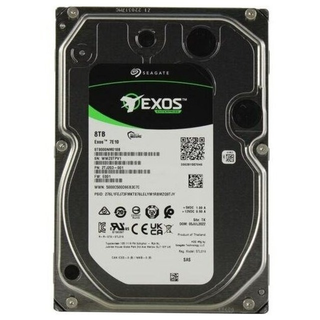 Жесткий диск Seagate Exos 7E10 ST8000NM018B SAS 8TB