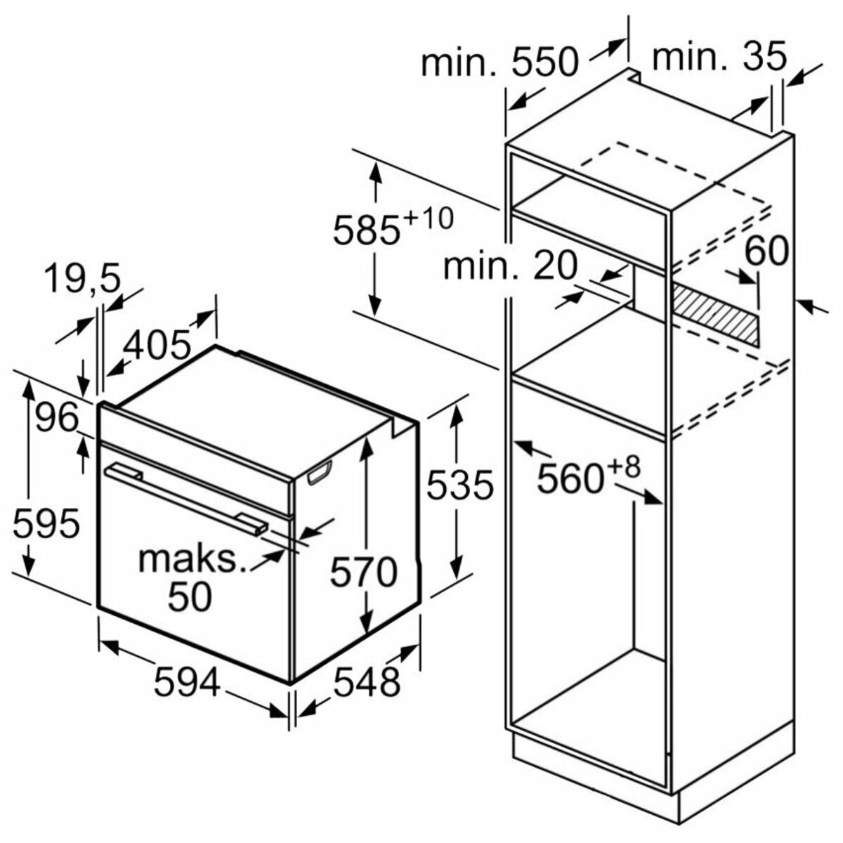 Духовой шкаф Bosch HBA534ES0 (Цвет: Silver)