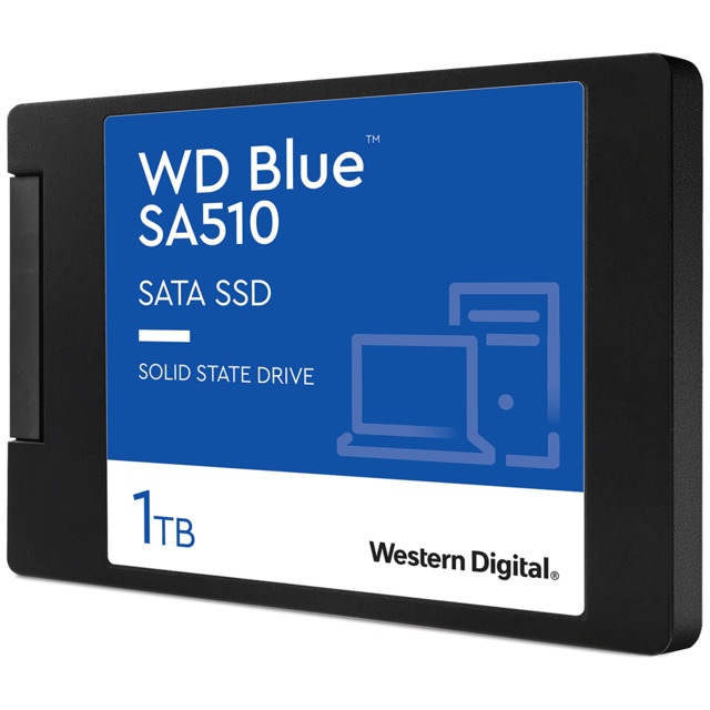 Накопитель SSD Western Digital WD Blue 1 ТБ SATA WDS100T3B0A