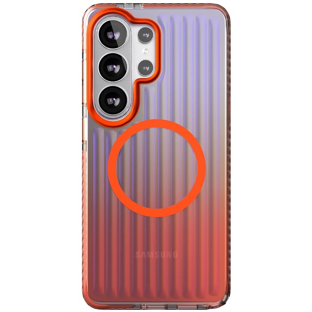 Чехол-накладка VLP Pulse Case with MagSafe для смартфона Samsung S26 Ultra, оранжевый