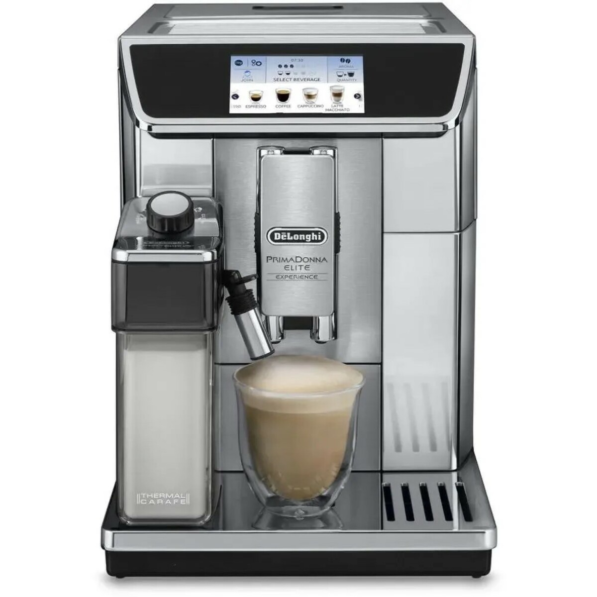 Кофемашина Delonghi PrimaDonna Elite Experience ECAM650.85.MS (Цвет: Silver/Black)