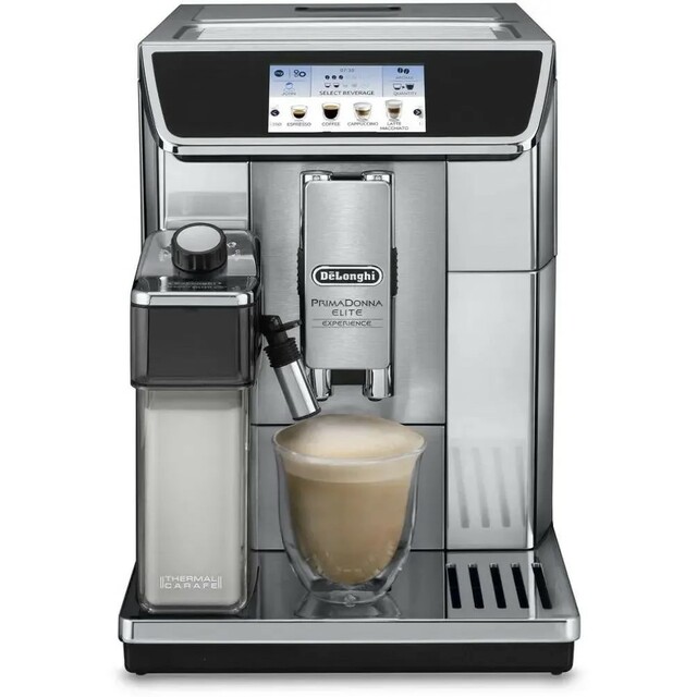 Кофемашина Delonghi PrimaDonna Elite Experience ECAM650.85.MS (Цвет: Silver / Black)