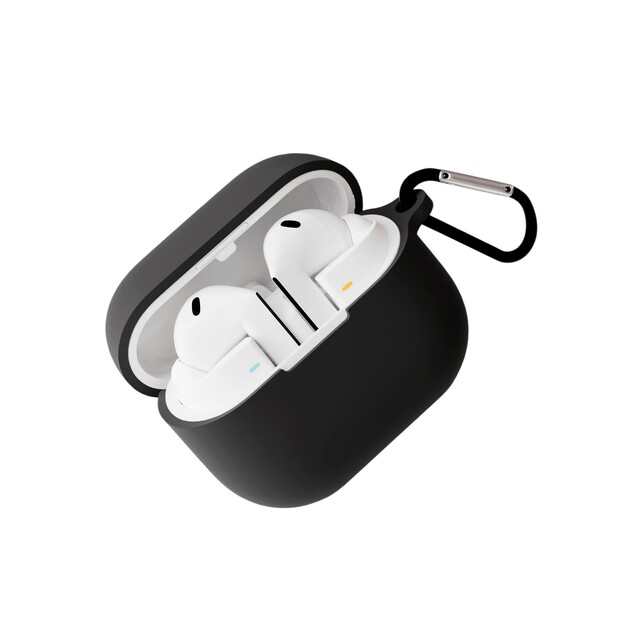 Чехол силиконовый VLP Charm Case для Samsung Buds 3 / 3 Pro, черный Чехол силиконовый VLP Charm Case для Samsung Buds 3 / 3 Pro, черный